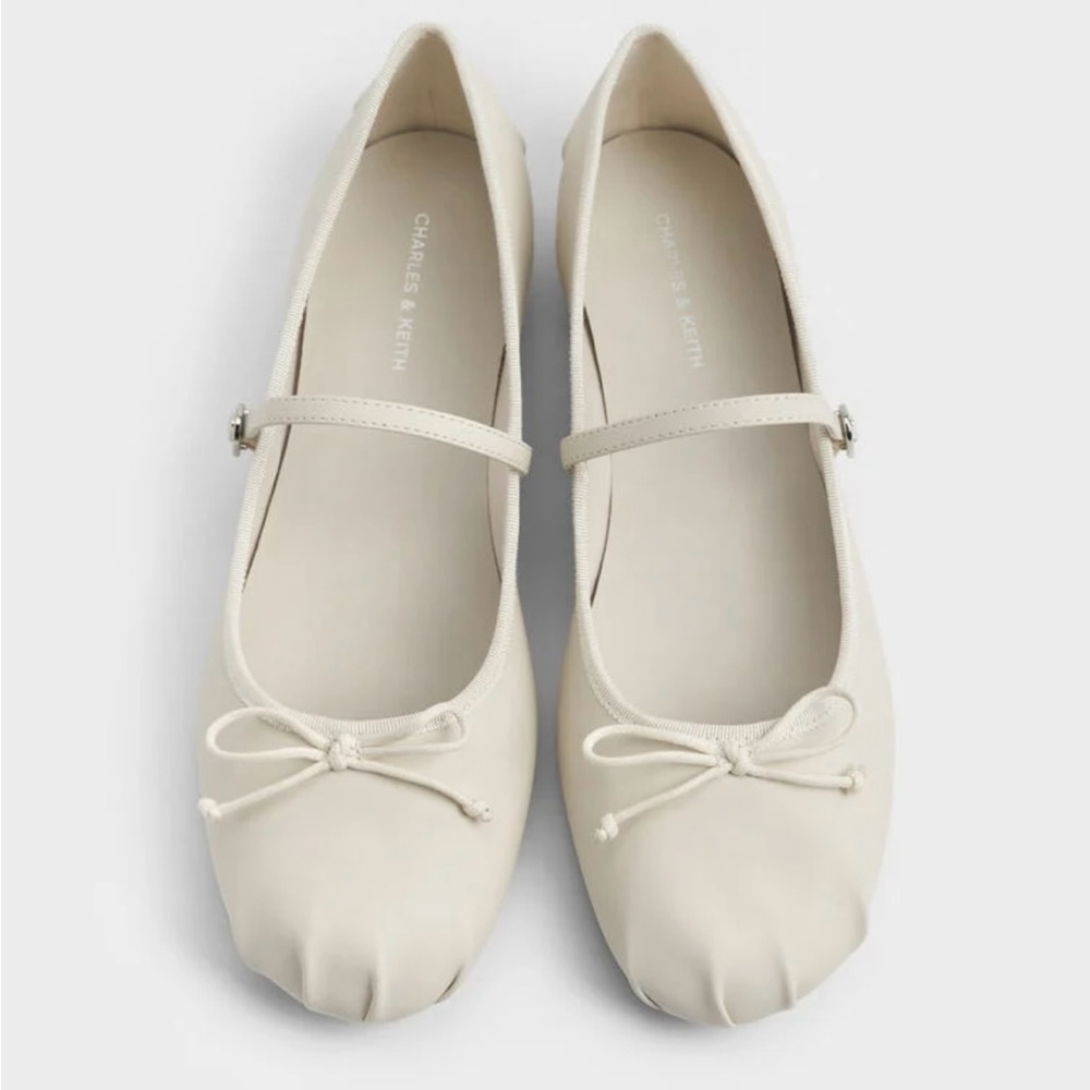 Cream Ballet Flats